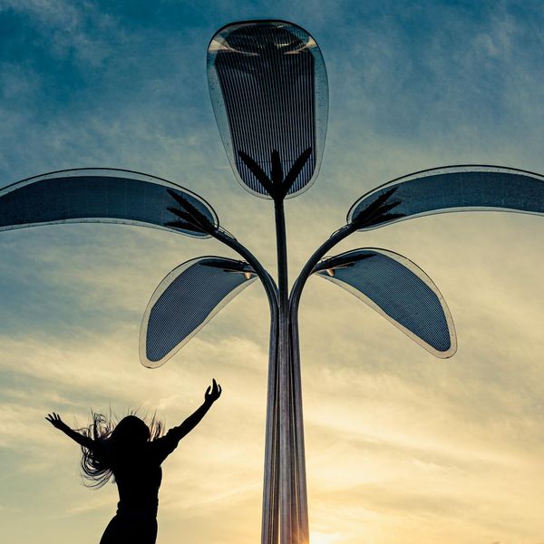 Silhouette of a person at sunrise, symbolizing renewed energy and vitality.